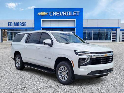 Summit White 2026 Chevrolet Suburban LS
