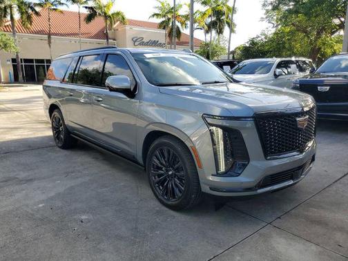 Argent Silver Metallic 2025 Cadillac Escalade ESV Sport Platinum