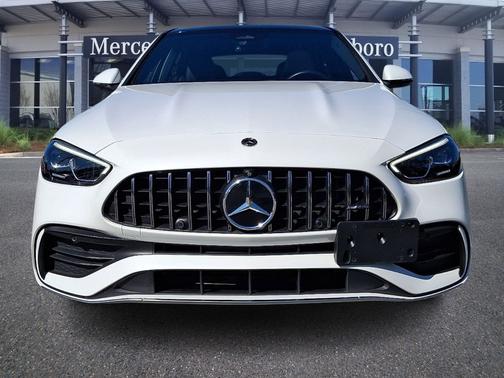 MANUFAKTUR Moonlight White Metallic 2023 Mercedes-Benz AMG C 43