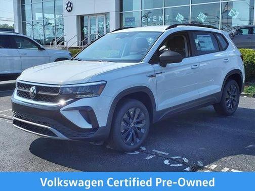 Pure White 2024 Volkswagen Taos 1.5T S