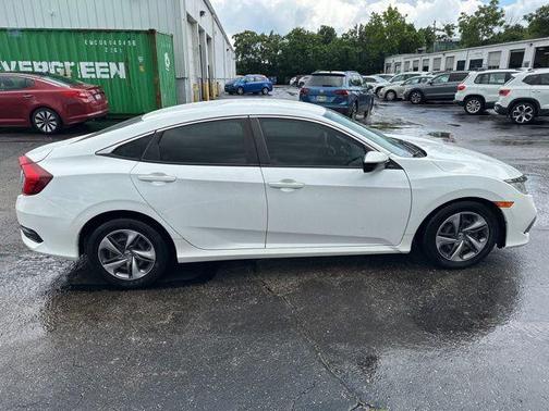Platinum White Pearl 2021 Honda Civic LX