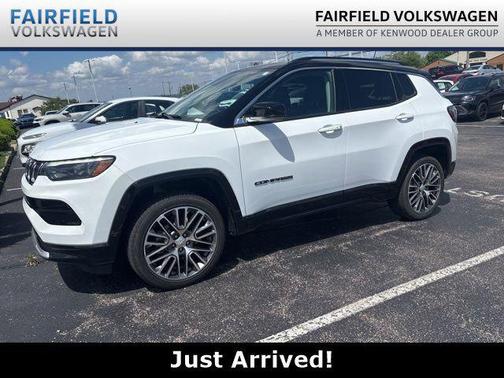 Bright White Clearcoat 2022 Jeep Compass Limited