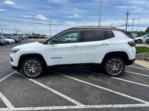 Bright White Clearcoat 2022 Jeep Compass Limited