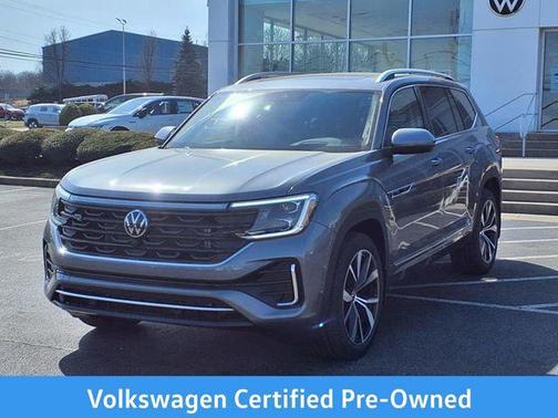 Gray Metallic 2025 Volkswagen Atlas 2.0T SEL Premium R-Line 4MOTION