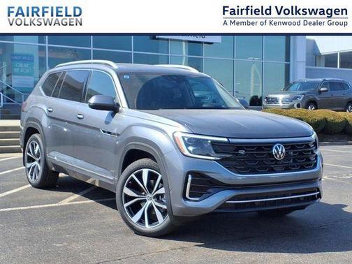 Platinum Gray Metallic 2025 Volkswagen Atlas 2.0T SEL Premium R-Line 4MOTION