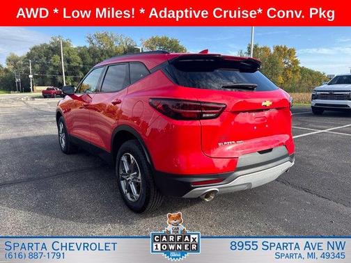 Red 2024 Chevrolet Blazer LT