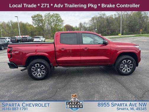 Radiant Red 2023 Chevrolet Colorado Z71