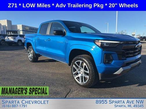 Glacier Blue Metallic 2023 Chevrolet Colorado Z71