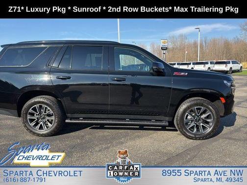 Black 2024 Chevrolet Tahoe Z71