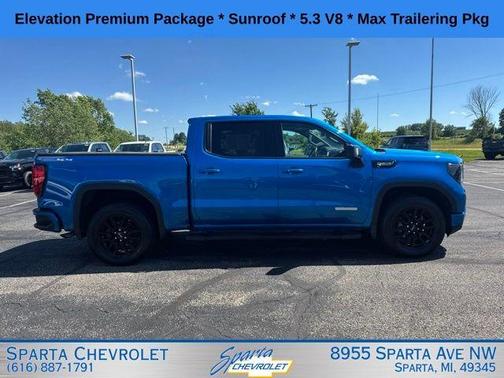 Blue 2024 GMC Sierra 1500 Elevation