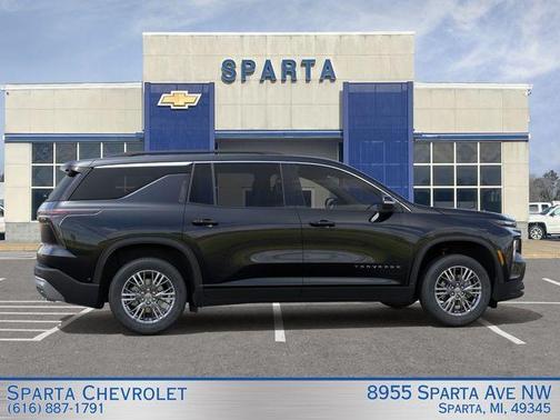 Black 2026 Chevrolet Traverse LT
