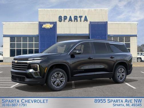 Black 2026 Chevrolet Traverse LT
