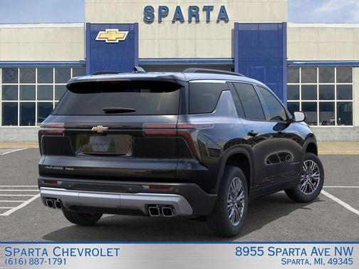 Black 2026 Chevrolet Traverse LT