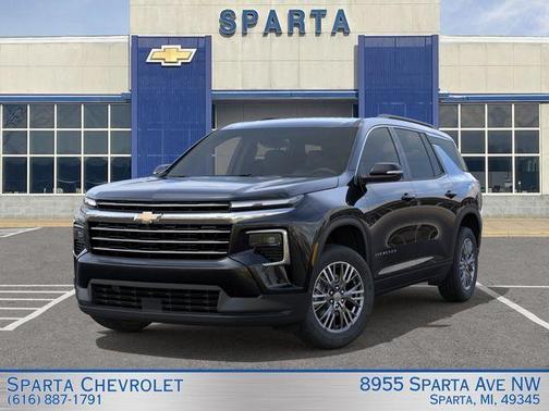 Black 2026 Chevrolet Traverse LT