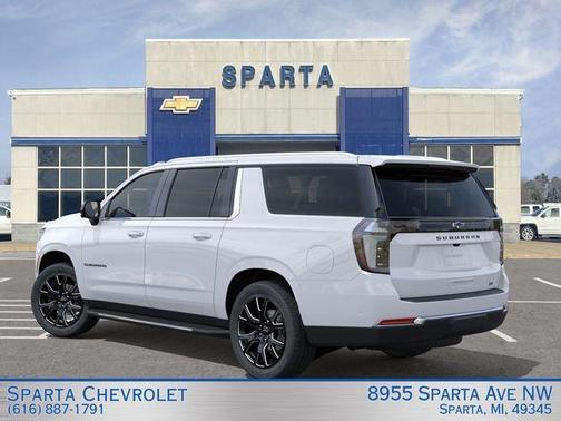 Summit White 2026 Chevrolet Suburban LT