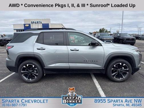 Sterling Gray Metallic 2025 Chevrolet Equinox RS