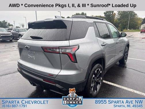 Sterling Gray Metallic 2025 Chevrolet Equinox RS