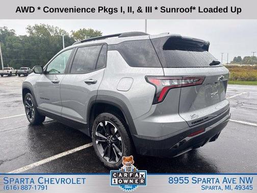 Sterling Gray Metallic 2025 Chevrolet Equinox RS