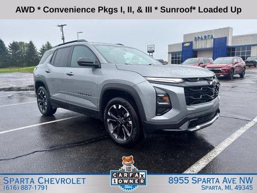 Sterling Gray Metallic 2025 Chevrolet Equinox RS