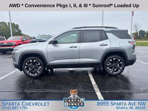 Sterling Gray Metallic 2025 Chevrolet Equinox RS