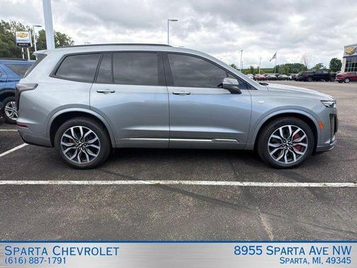 Silver Metallic 2024 Cadillac XT6 Sport AWD
