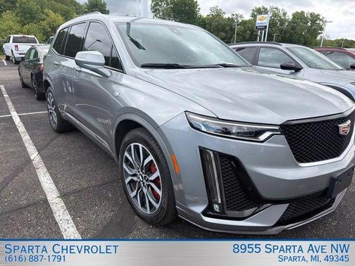 Silver Metallic 2024 Cadillac XT6 Sport AWD