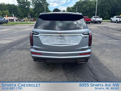 Silver Metallic 2024 Cadillac XT6 Sport AWD
