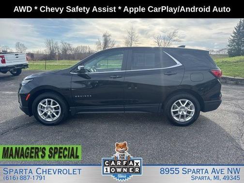 Black Metallic 2024 Chevrolet Equinox LT