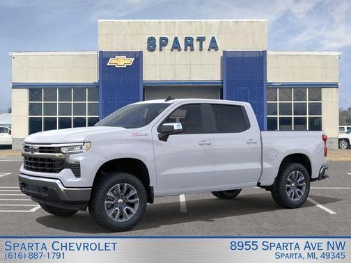 Summit White 2026 Chevrolet Silverado 1500 LT