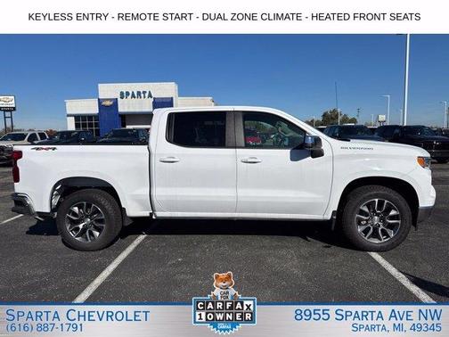Summit White 2023 Chevrolet Silverado 1500 LT