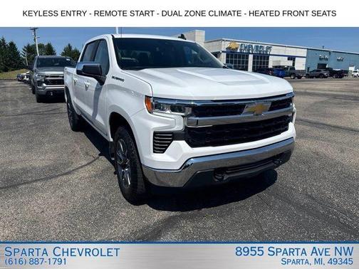 Summit White 2023 Chevrolet Silverado 1500 LT