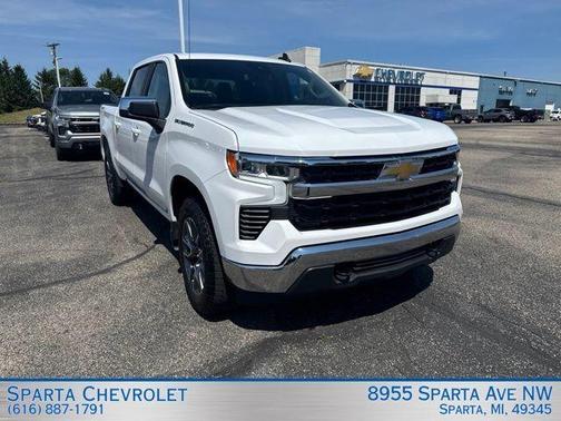 Summit White 2023 Chevrolet Silverado 1500 LT