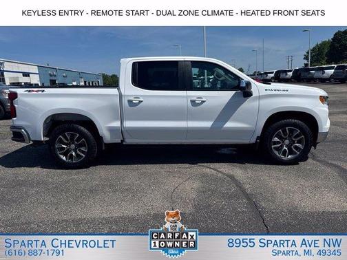 Summit White 2023 Chevrolet Silverado 1500 LT