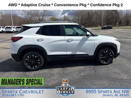 Summit White 2023 Chevrolet Trailblazer LT