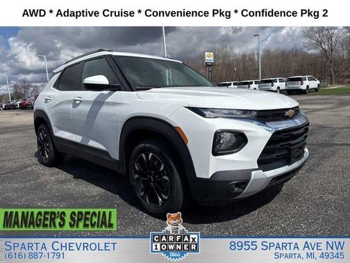 Summit White 2023 Chevrolet Trailblazer LT