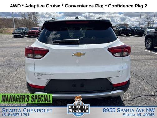 Summit White 2023 Chevrolet Trailblazer LT