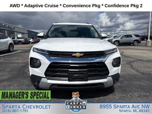 Summit White 2023 Chevrolet Trailblazer LT