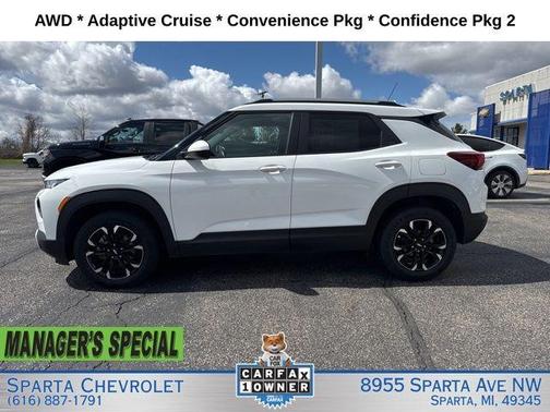 Summit White 2023 Chevrolet Trailblazer LT