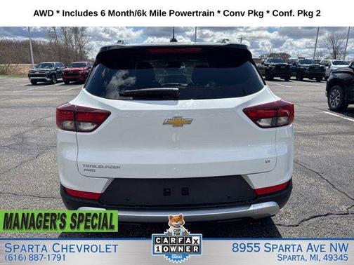 Summit White 2023 Chevrolet Trailblazer LT