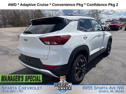 Summit White 2023 Chevrolet Trailblazer LT