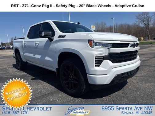 Summit White 2023 Chevrolet Silverado 1500 RST