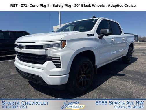 Summit White 2023 Chevrolet Silverado 1500 RST