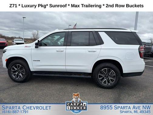 Summit White 2024 Chevrolet Tahoe Z71