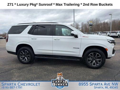 Summit White 2024 Chevrolet Tahoe Z71