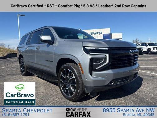 Sterling Gray Metallic 2025 Chevrolet Suburban RST