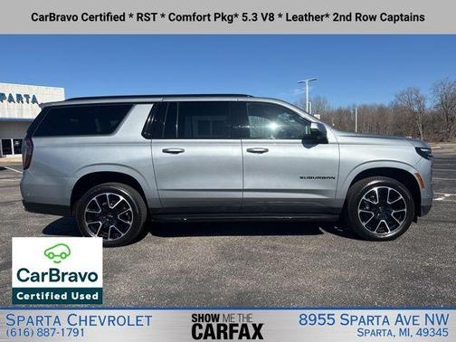 Sterling Gray Metallic 2025 Chevrolet Suburban RST