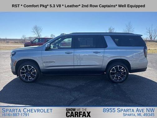 Sterling Gray Metallic 2025 Chevrolet Suburban RST