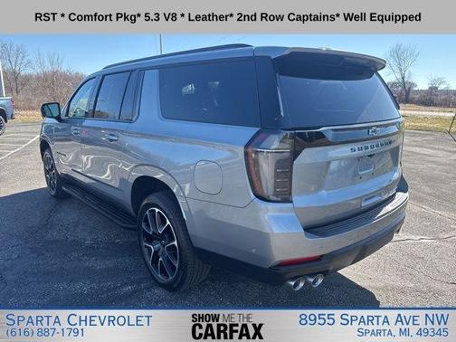 Sterling Gray Metallic 2025 Chevrolet Suburban RST