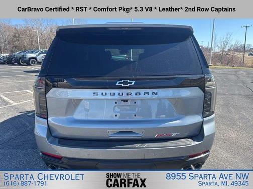 Sterling Gray Metallic 2025 Chevrolet Suburban RST