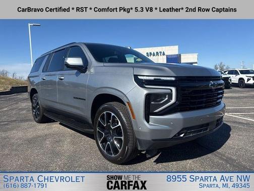 Sterling Gray Metallic 2025 Chevrolet Suburban RST